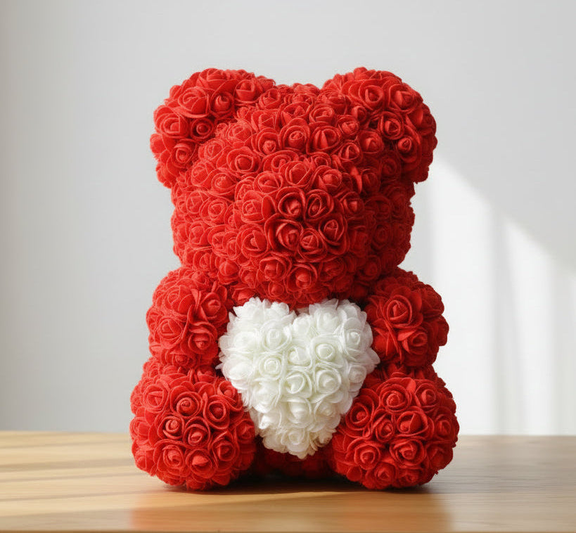 Rose Bear Teddy - 45cm wallay
