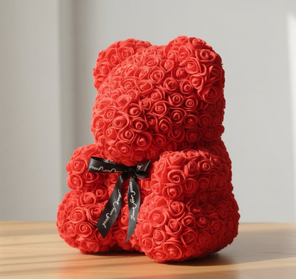 Rose Bear Teddy - 45cm wallay