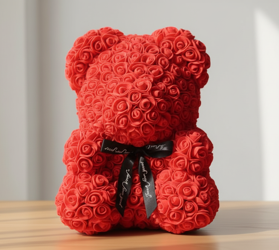 Rose Bear Teddy - 45cm wallay