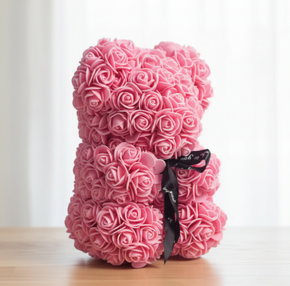 Rose Bear Teddy - Valentine's Day PE Foam Rose Bear