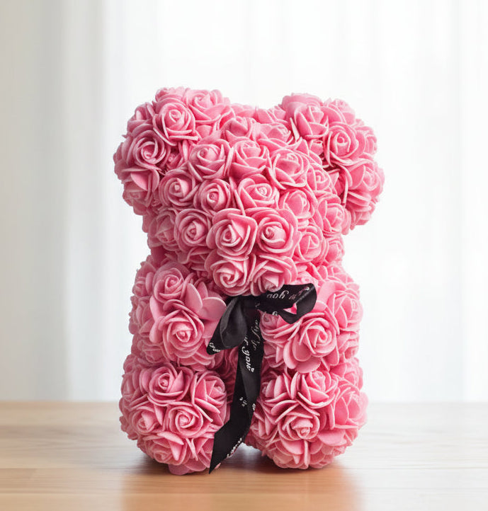 Rose Bear Teddy - Valentine's Day PE Foam Rose Bear