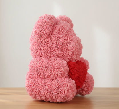 Rose Bear Teddy - 45cm wallay