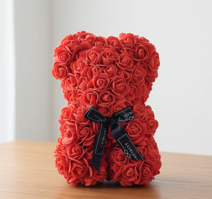 Rose Bear Teddy - Valentine's Day PE Foam Rose Bear