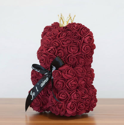 Rose Bear Teddy - Valentine's Day PE Foam Rose Bear