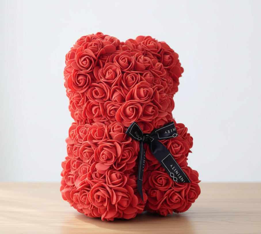 Rose Bear Teddy - Valentine's Day PE Foam Rose Bear