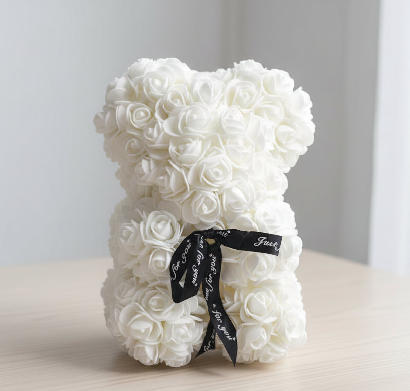 Rose Bear Teddy - Valentine's Day PE Foam Rose Bear